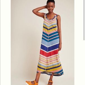 knee length dresses for ladies Printed Smocked Square Neck Tiered Sleeveless Dress Multicolor / XL